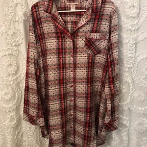 Victoria’s Secret flannel nightgown